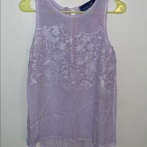 Light purple tank top